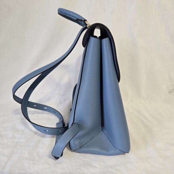 Kate Spade Essential Medium Backpack Manta Blue Leather w/ Dust Bag NWOT main image 13